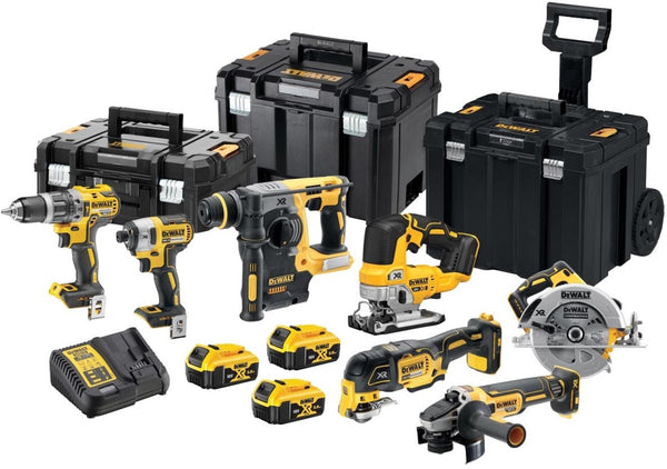 DeWALT DCK755P3T-QW 18V Li-ion accu 7-delige combiset (3x5.0Ah) in TSTAK - koolborstelloos